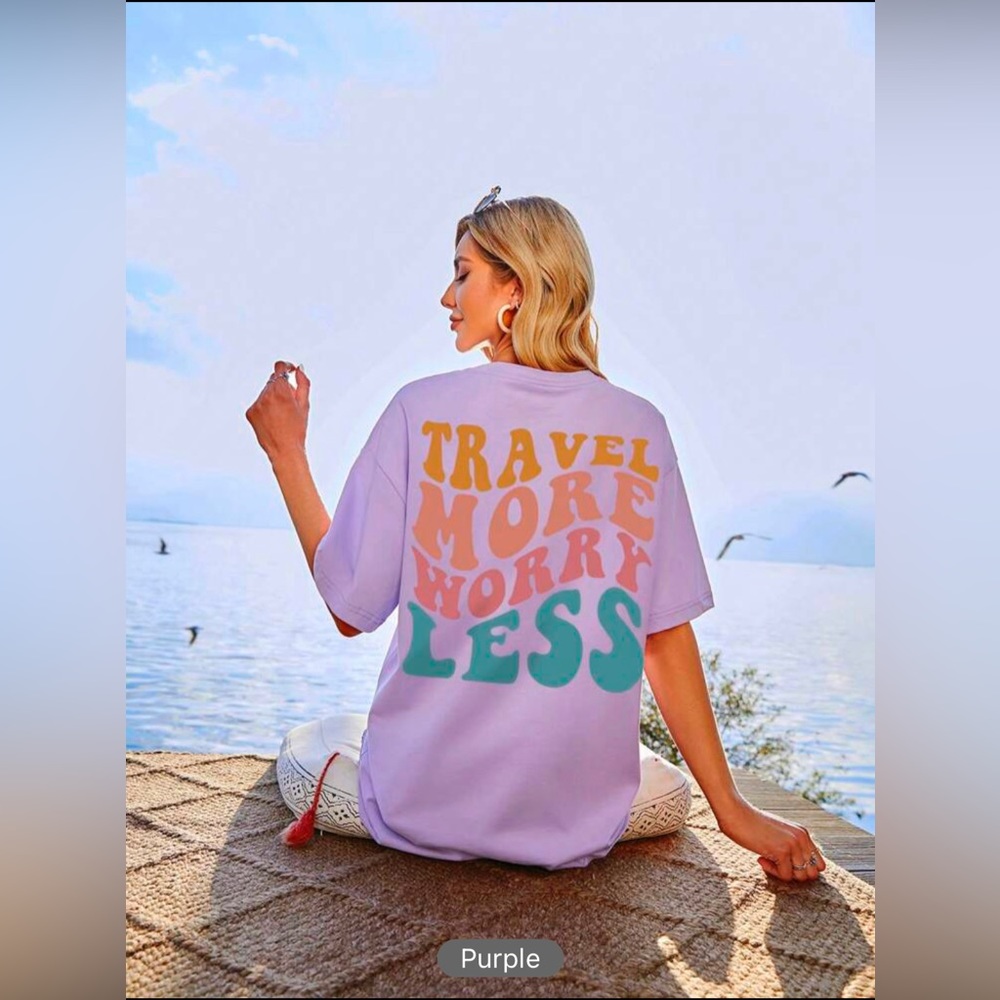 Women’s Purple oversized T Shirt